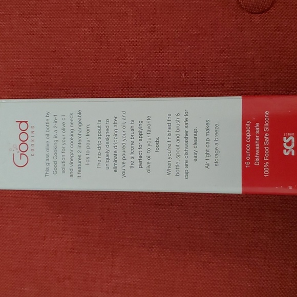 💙 4/$20 NEW Glass 2 in 1 Olive Oil Bottle - Picture 4 of 5